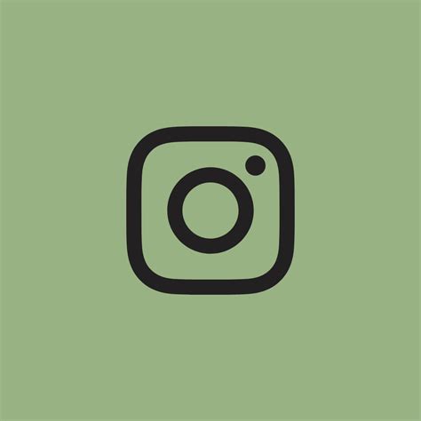 Green Instagram App Icon Iphone Wallpaper Green App Icon Beige Icons