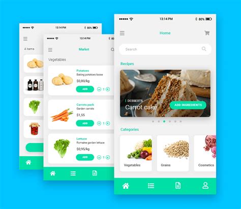 How To Prototype A Grocery Shopping App In Steps Justinmind