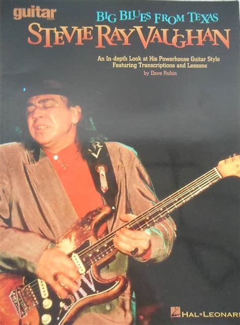 Hal Leonard Stevie Ray Vaughan Big Blues From Texas Guitar Reverb