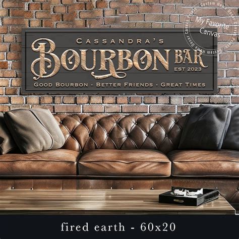 Bourbon Bar Decor - Etsy