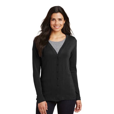 Port Authority Ladies Modern Stretch Cotton Cardigan Phelps Usa