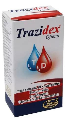 Trazidex Ofteno 3 Mg 1 Mg Ml Caja Con Frasco Gotero Con 5 Ml En Venta