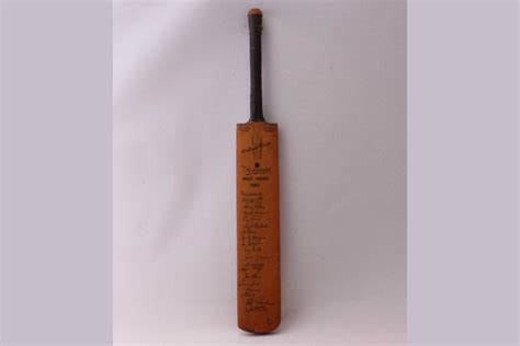 Signed Mini Cricket Bat West Indies 1963