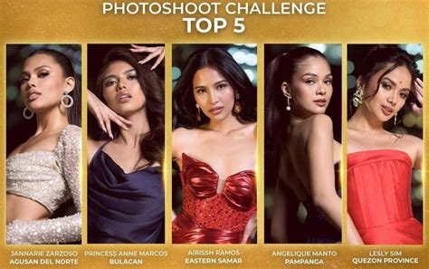 Top Sa Photoshoot Challenge Ng Miss Universe Ph Ibinandera Na