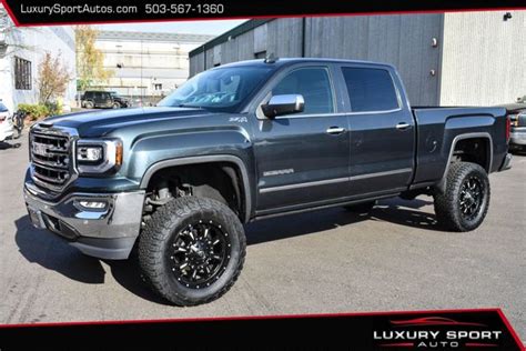 2018 Used GMC Sierra 1500 LOW 22,000 Miles SLT Crew Factory Lifted Warranty Loaded at Luxury ...