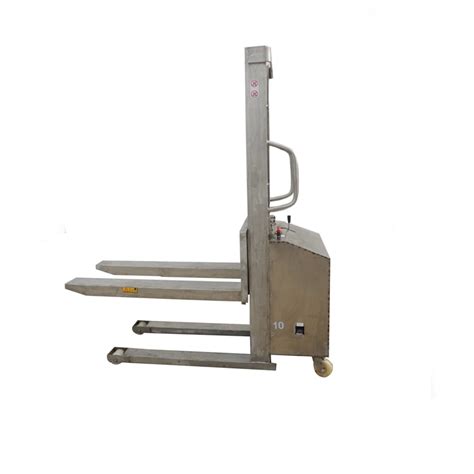 Kg Ss Stainless Steel Semi Electric Pallet Stacker Forklifts