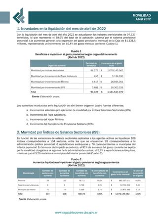 Informe De Movilidad Abril 2022 PDF