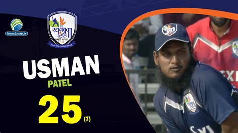 Usman Patel Batting L Ratanbuva Patil Smruti Chashak Katai