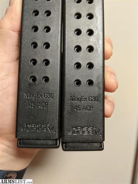 ARMSLIST - For Sale: Kriss Vector USA 45acp magazines