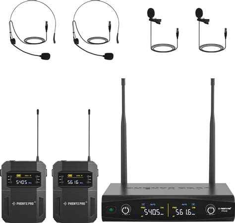 Phenyx Pro Syst Me De Microphones Sans Fil Avec Tui Ensemble De