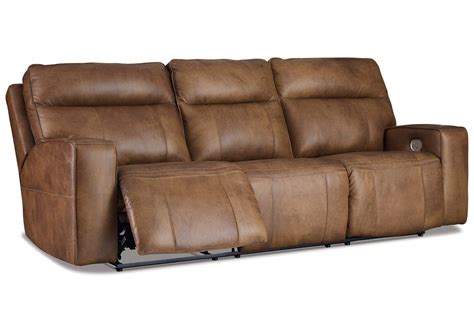 Leather Reclining Sofa Ashley Furniture Cabinets Matttroy