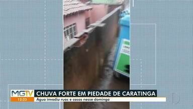 Mg Inter Tv Edi O Vales Mg Chuva Forte Invade Casas Em Piedade