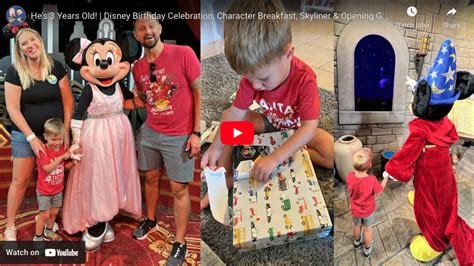 A Disney Birthday Celebration! - The Tim Tracker