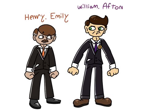 Fnaf Redesigns Henry Emily And William Afton By Randomredengine On