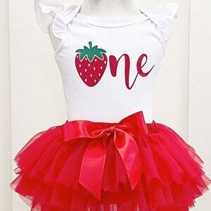 Berry First Birthday Outfit Girl, Berry 1st Birthday, 1st Birthday Tutu Outfit Girl, One ...