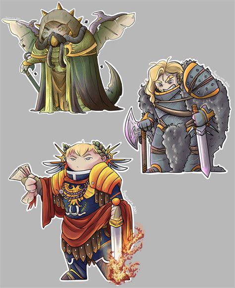 [OC] Pt.6 Pocket-Sized Primarchs : r/ImaginaryWarhammer