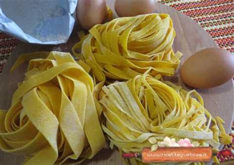 Fettuccine Tagliatelle E Pappardelle Fatte In Casa