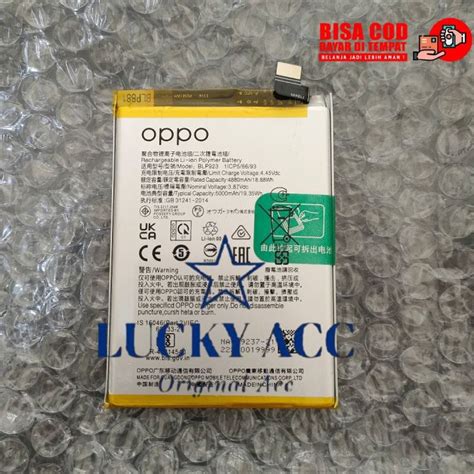 Baterai Batre Hp Oppo A57 CPH 2387 Model BLP923 Batrai Battery Tanam