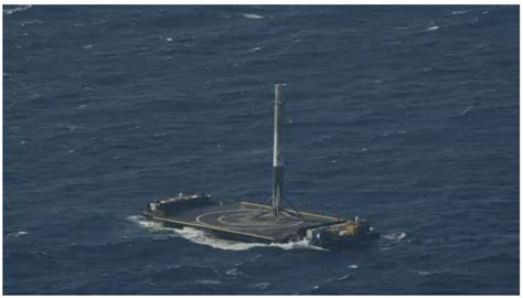 Spacex Lands Falcon 9 Rocket On Drone Ship