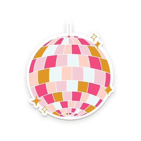 Disco Ball Sticker Ruff House Paperie