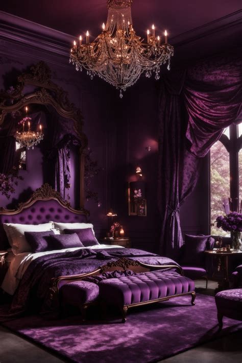 Regal Amethyst Purple Bedroom