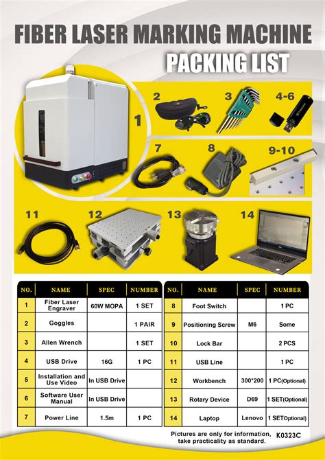 Enclosure W Ydflp M M R Jpt Mopa M Fiber Laser Marker Laser