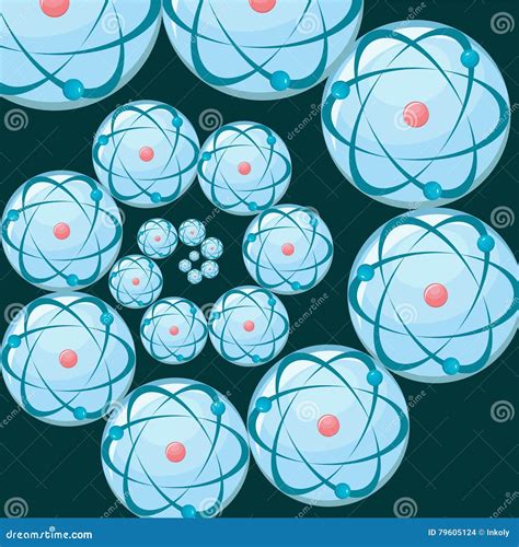 Atomic Vector Icon Isolated On Transparent Background Linear At