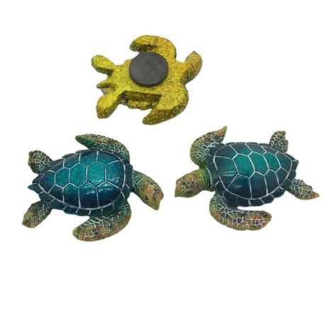 Factory Custom Resin Refrigerator Magnets Souvenir Sea Turtle Fridge