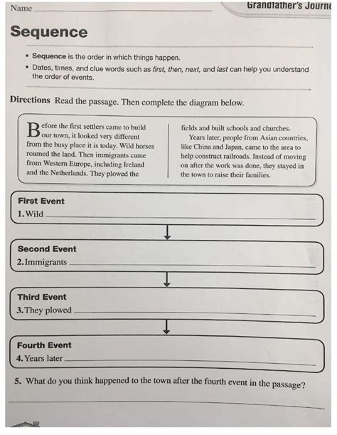 Sequence 4th Grade Worksheet Live Worksheets Worksheets Library