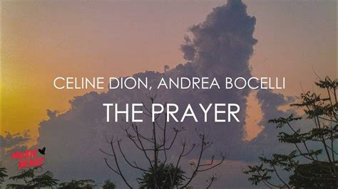 The Prayer Celine Dion Andrea Bocelli Lyrics Youtube