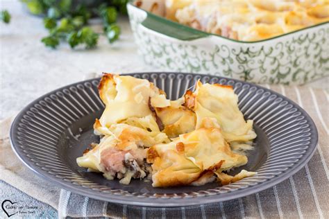 Girelle Di Lasagne Con Prosciutto E Funghi Ricetta Forno Cucina Italiana