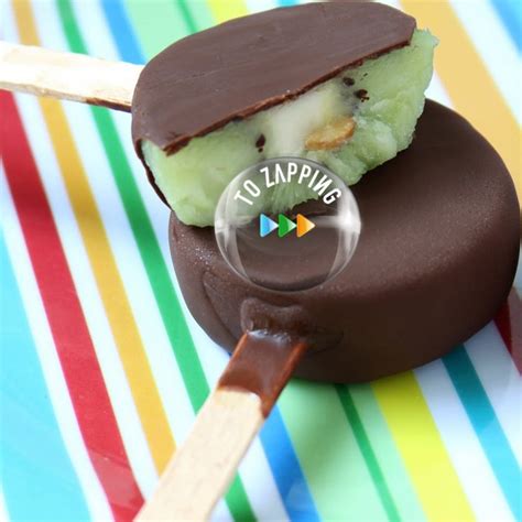 Piruletas De Kiwi Y Chocolate Tozapping