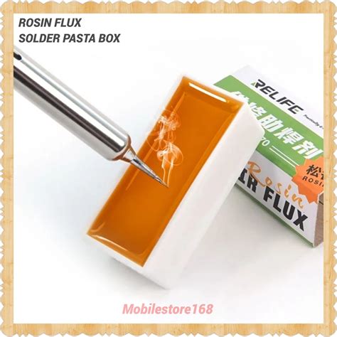 Jual ROSIN FLUX SOLDER PASTA BOX RELIFE RL 070 Shopee Indonesia