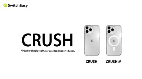 Crush Essential Clear Bumper Case With AIRBARRIER For IPhone 14