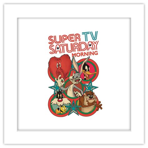 Gallery Pops Looney Tunes - Saturday Morning Cartoons Text Logo Wall ...