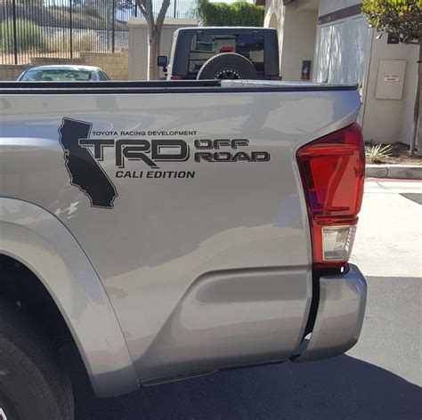 Toyota Tacoma Trd Off Road Bed Decal Sticker Tundra Truck Racing