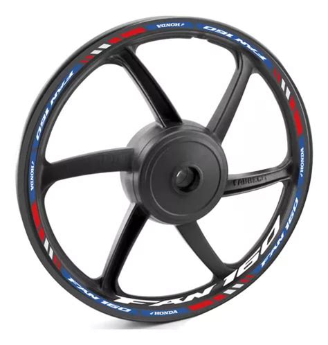 Friso Adesivo Refletivo M Roda Moto Cg Fan Frete Gr Tis