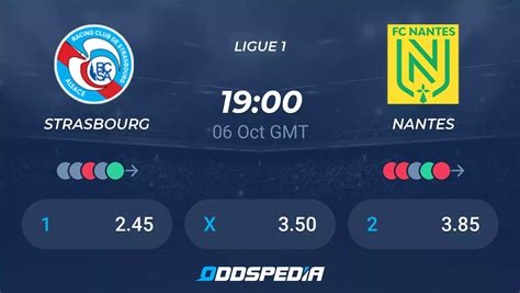 Strasbourg Vs Nantes Predictions Odds Live Score Stats