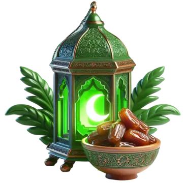 Ramadan Kareem Islamic Light D Lamp With Transparent Background Eid