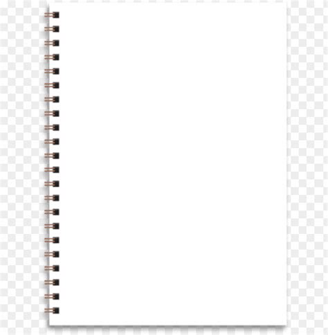 Blank Sketchbook Png Spiral PNG Image With Transparent Background