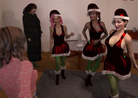 Christmas Carolyn A Lesbian Orgy Illustrated Literotica