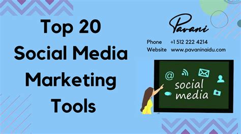 Top 20 Social Media Marketing Smm Tools Pavani Naidu