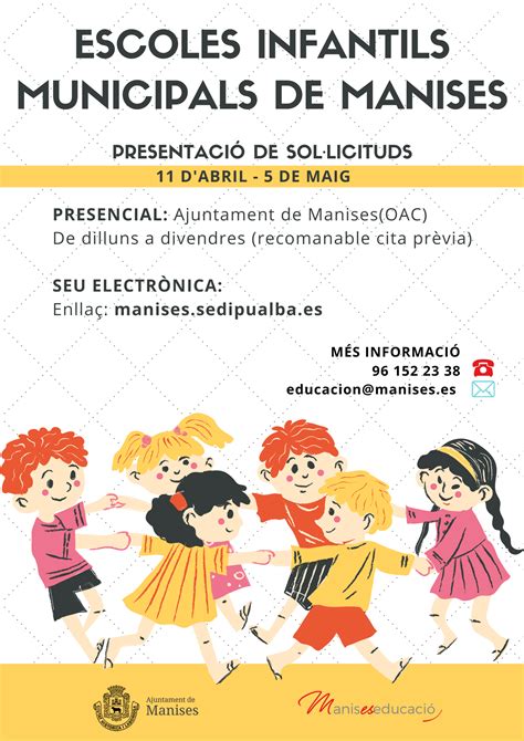 Escuelas Infantiles Municipales Curso Ajuntament De Manises