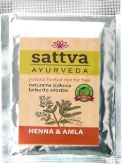 Sattva Sattva Naturalna Ziołowa Farba Do Włosów Henna Amla 10G