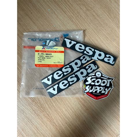 Jual Emblem Logo Vespa PX PS Excel EX 2 Spartan Danmotor Shopee Indonesia