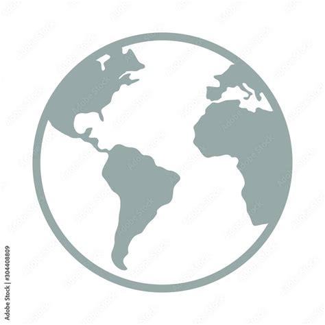 World globe icon. worldwide web logo vector. Stock Vector | Adobe Stock