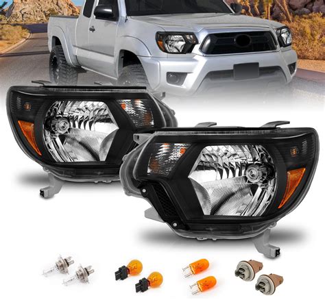 Amerilite For Toyota Tacoma Black Replacement Headlights