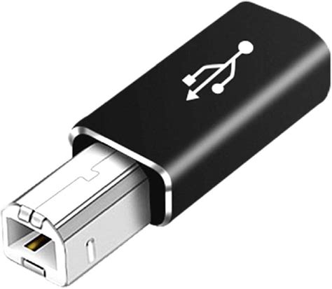 Herfair Adaptador USB A A B USB 2 0 A Hembra A USB B Macho