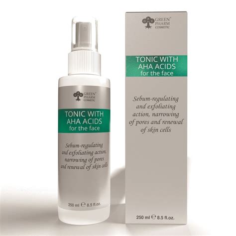 Тоник с АНА киселини за лице, 250 ml | GREENPHARMCOSMETIC