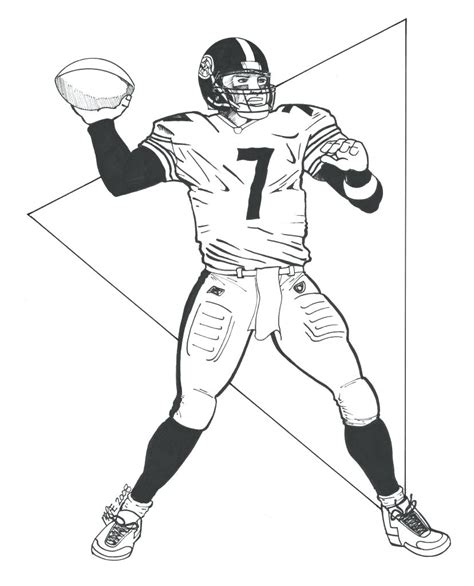 Nfl Player Coloring Pages At Getcolorings Free Printable